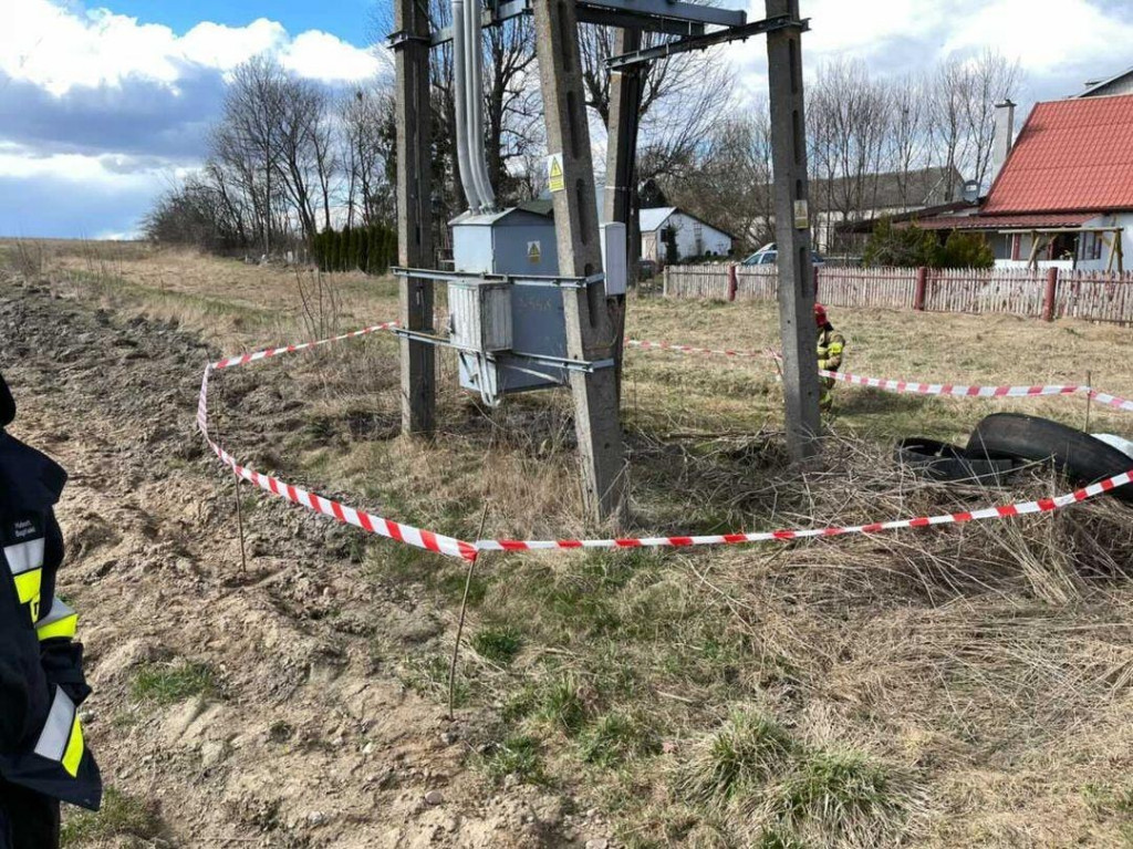Pożary traw w Piątnicy, jeden było widać z mostu Hubala [FOTO]