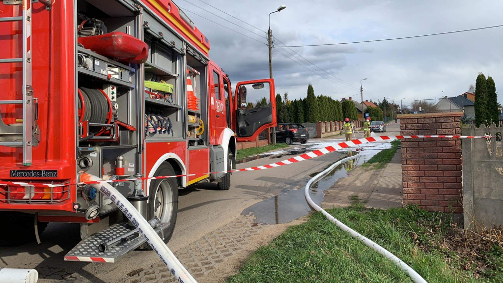 Pożar Citroena tuż przed posesją  [FOTO]