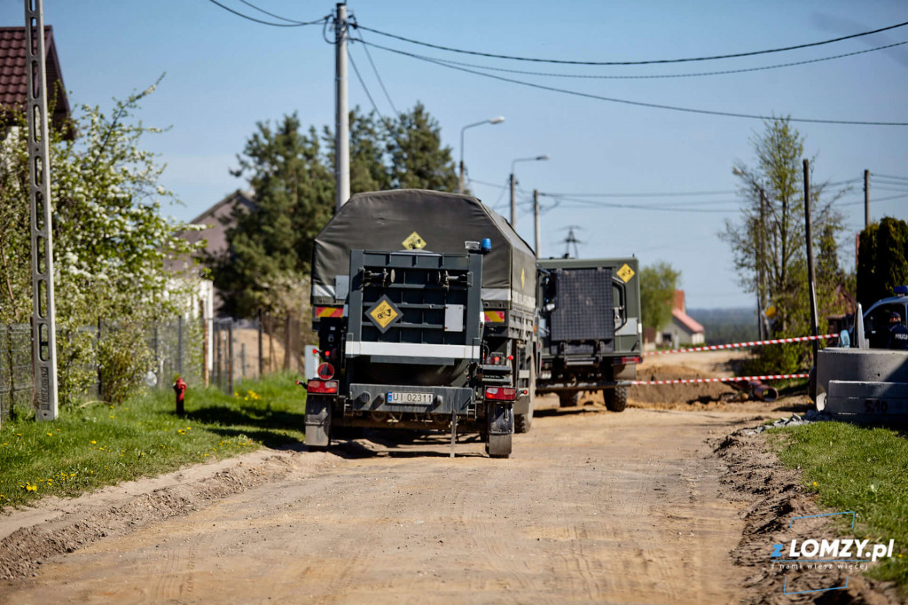 Ewakuacja i podjęcie niewybuchu w Nowogrodzie [VIDEO i FOTO]