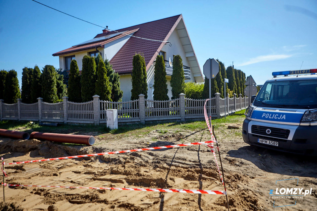 Ewakuacja i podjęcie niewybuchu w Nowogrodzie [VIDEO i FOTO]