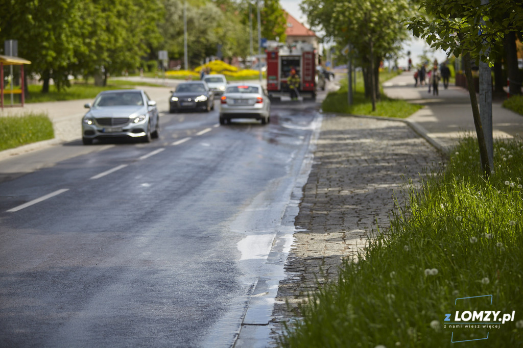 Plama oleju na Polowej
