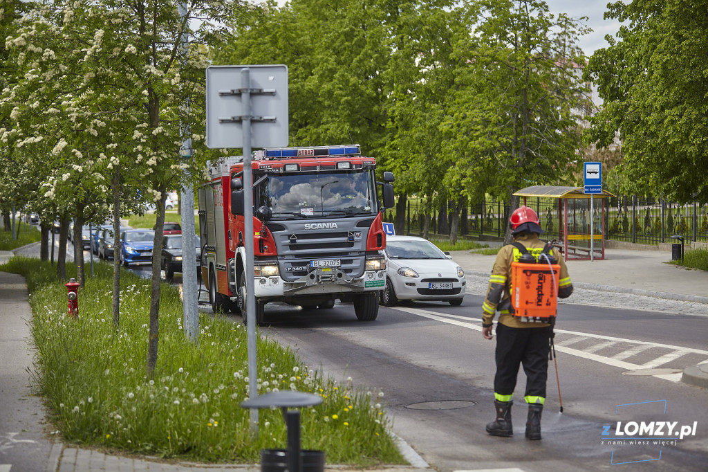Plama oleju na Polowej