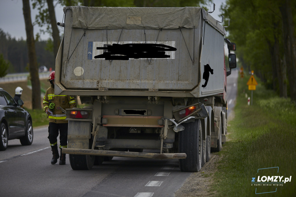 Wypadek na drodze do Stawisk! [FOTO]