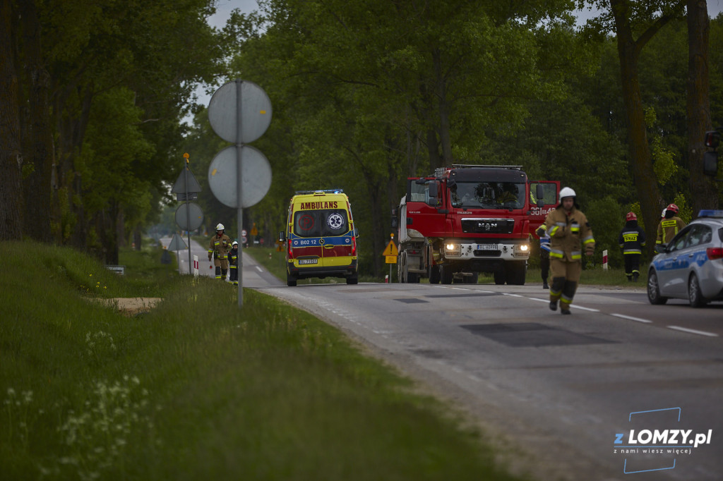 Wypadek na drodze do Stawisk! [FOTO]