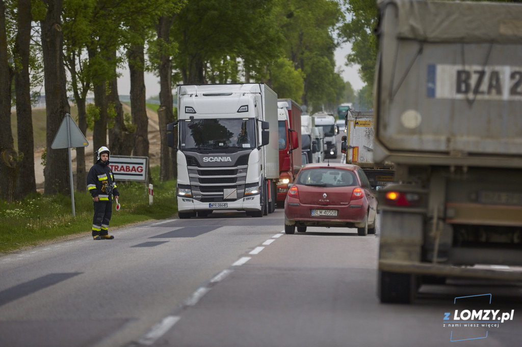 Wypadek na drodze do Stawisk! [FOTO]