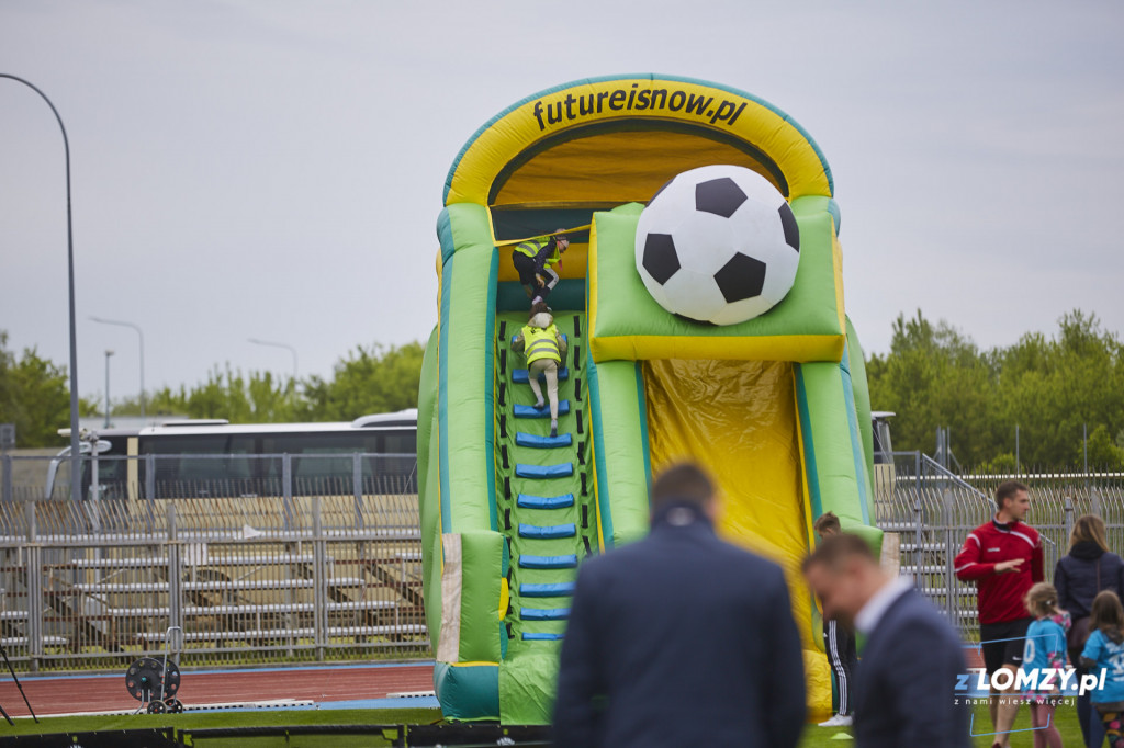 Dzień Dziecka na stadionie w Łomży - przedszkolaki