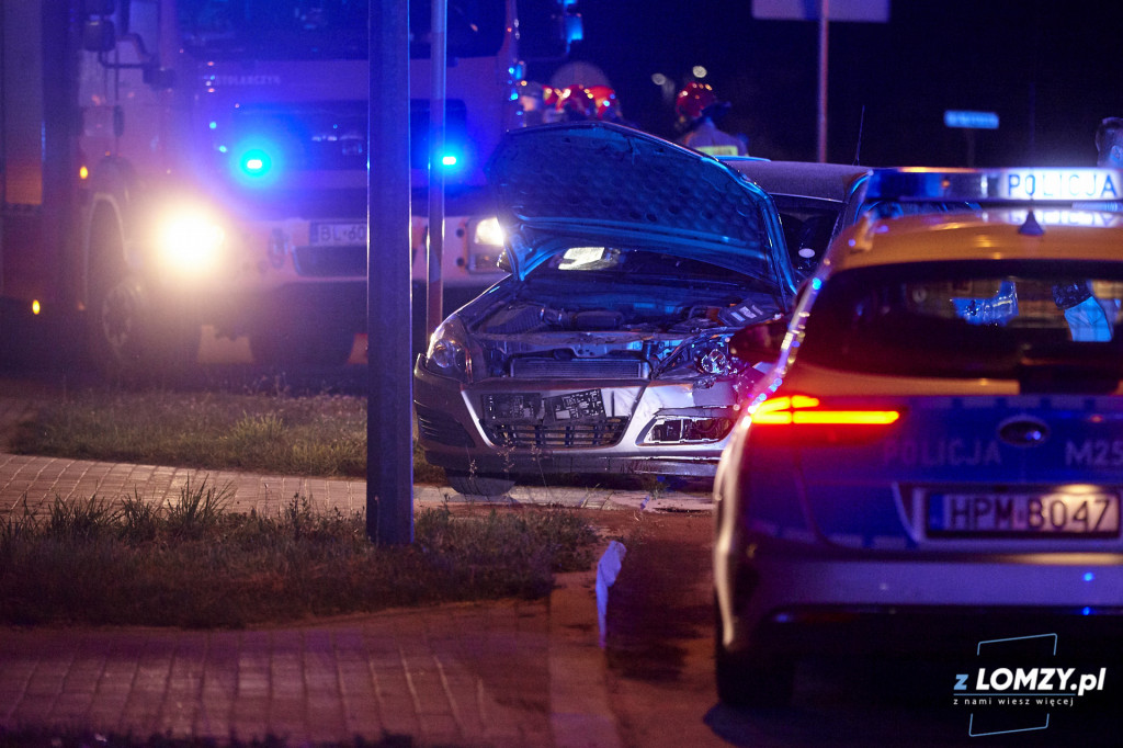 Wypadek na rondzie Jana Tabortowskiego ps. 