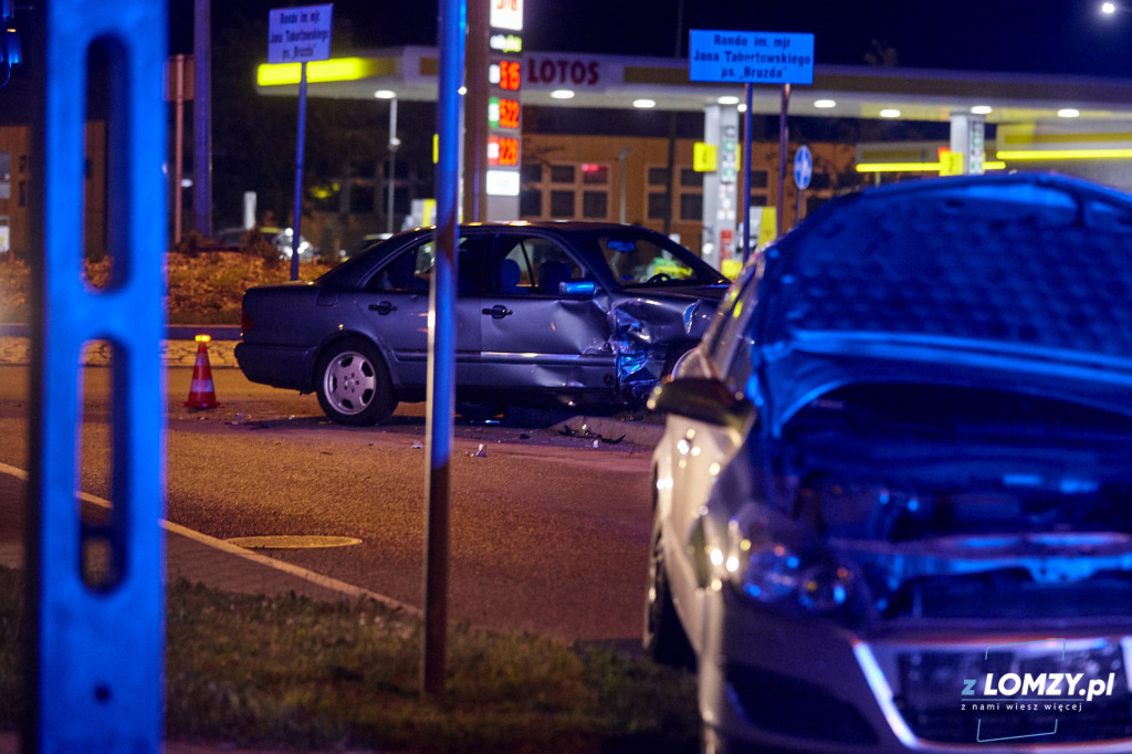 Wypadek na rondzie Jana Tabortowskiego ps. 