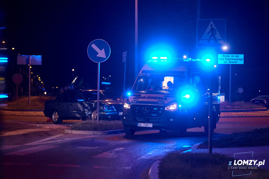 Wypadek na rondzie Jana Tabortowskiego ps. 