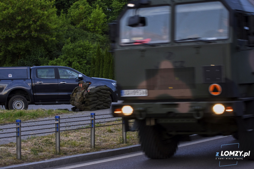 DRAGON-21: wojsko w okolicach Łomży rozstawia posterunki [FOTO]