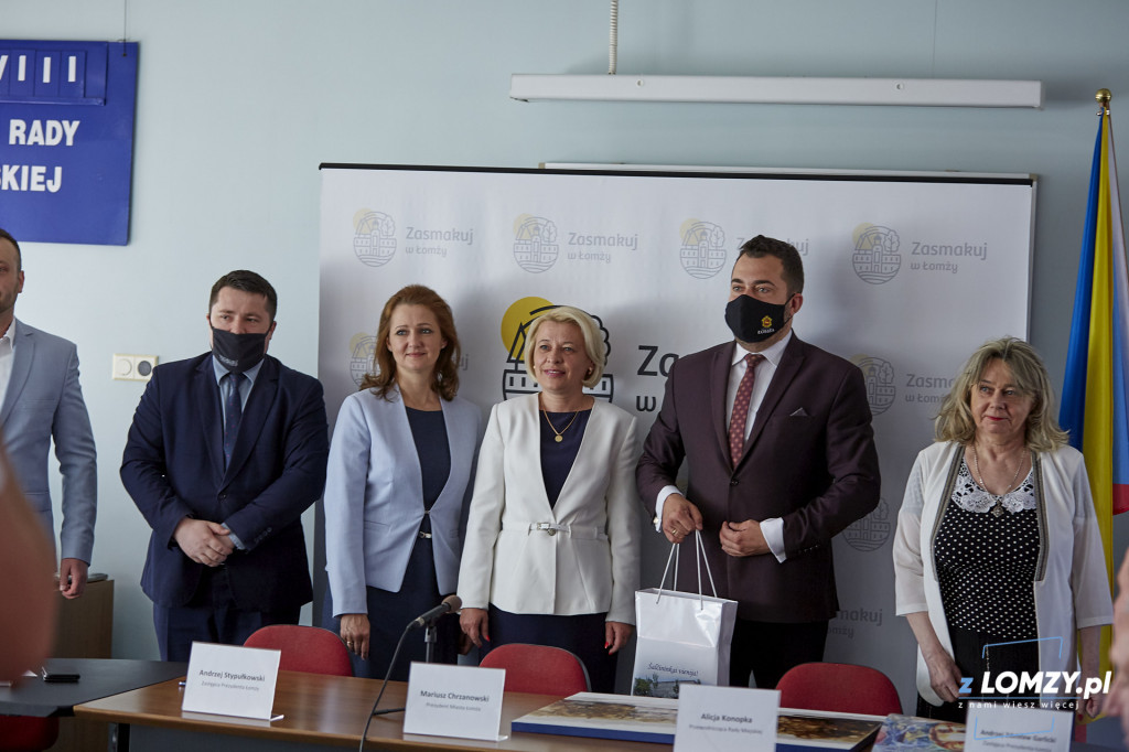 Zagraniczne delegacje przyjechały do Łomży [FOTO]