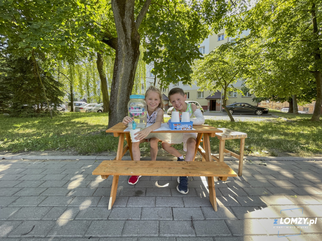 Na ochłodę lemoniada serwowana przez dzieci w Łomży [VIDEO i FOTO]