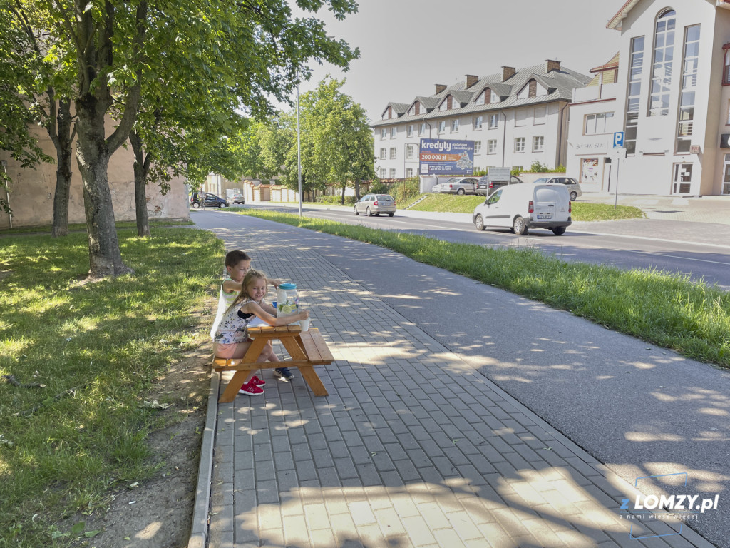 Na ochłodę lemoniada serwowana przez dzieci w Łomży [VIDEO i FOTO]