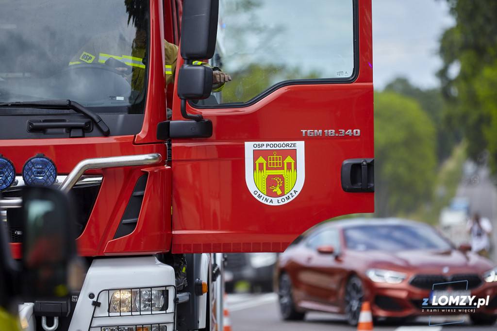 TIR wijechał w osobówkę! [FOTO]