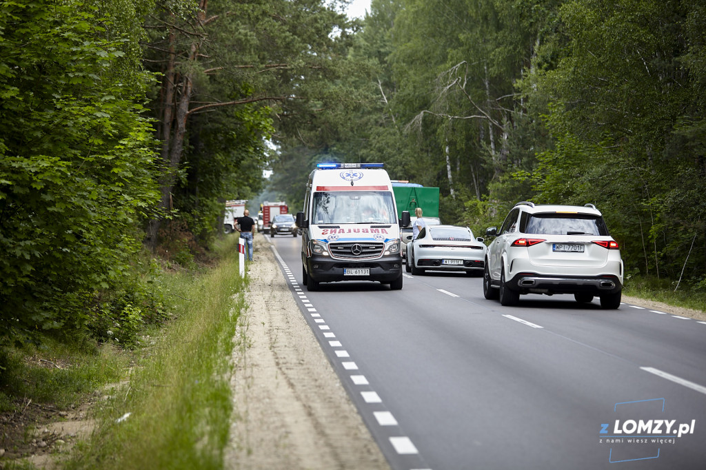 Motocyklista w szpitalu po zderzeniu z osobówką [FOTO]