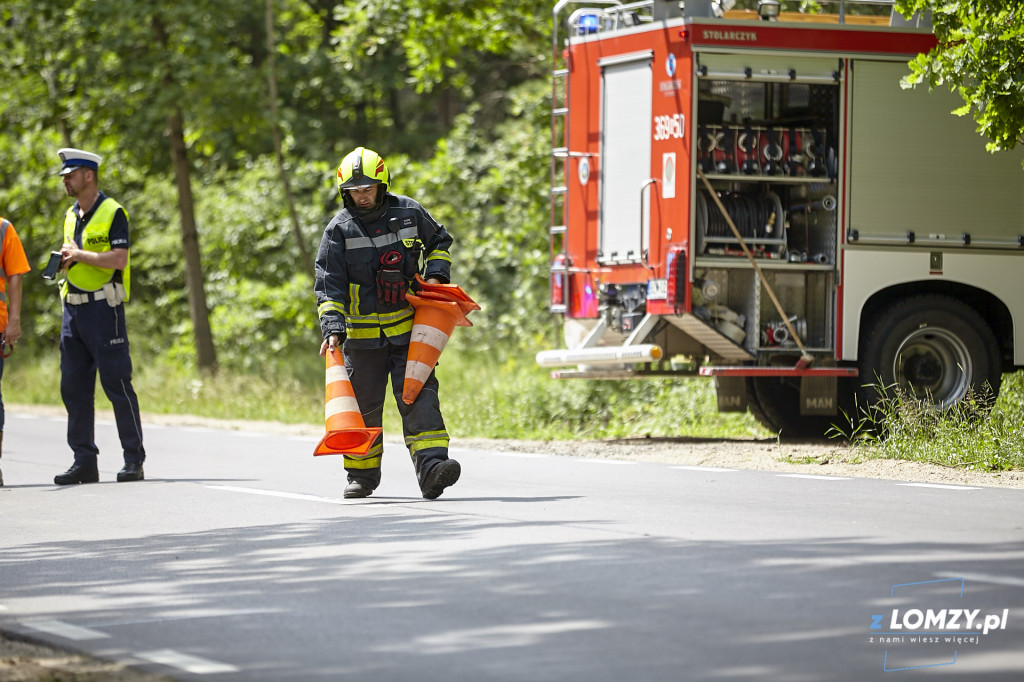 Motocyklista w szpitalu po zderzeniu z osobówką [FOTO]