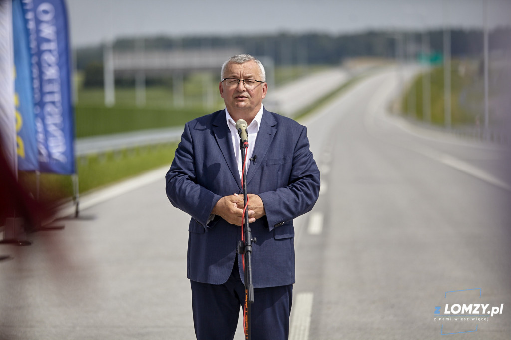Przejazd nowym odcinkiem Via Baltica Śniadowo - Łomża Południe