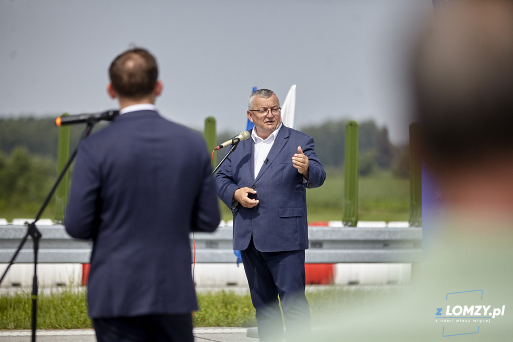 Przejazd nowym odcinkiem Via Baltica Śniadowo - Łomża Południe