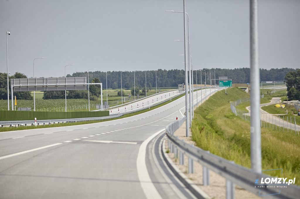 Przejazd nowym odcinkiem Via Baltica Śniadowo - Łomża Południe