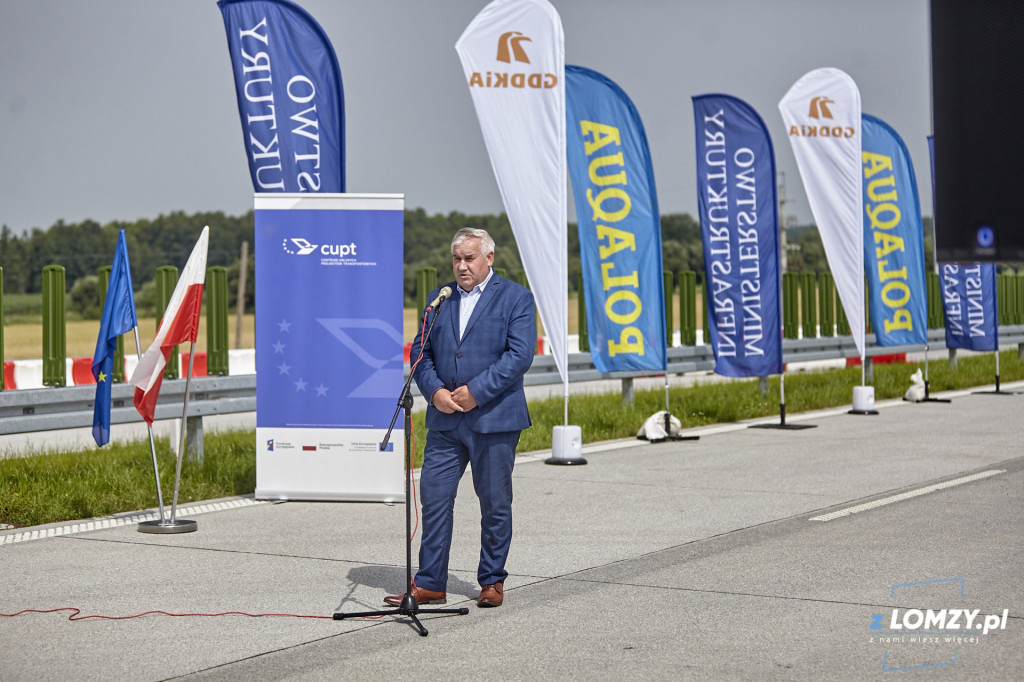 Przejazd nowym odcinkiem Via Baltica Śniadowo - Łomża Południe