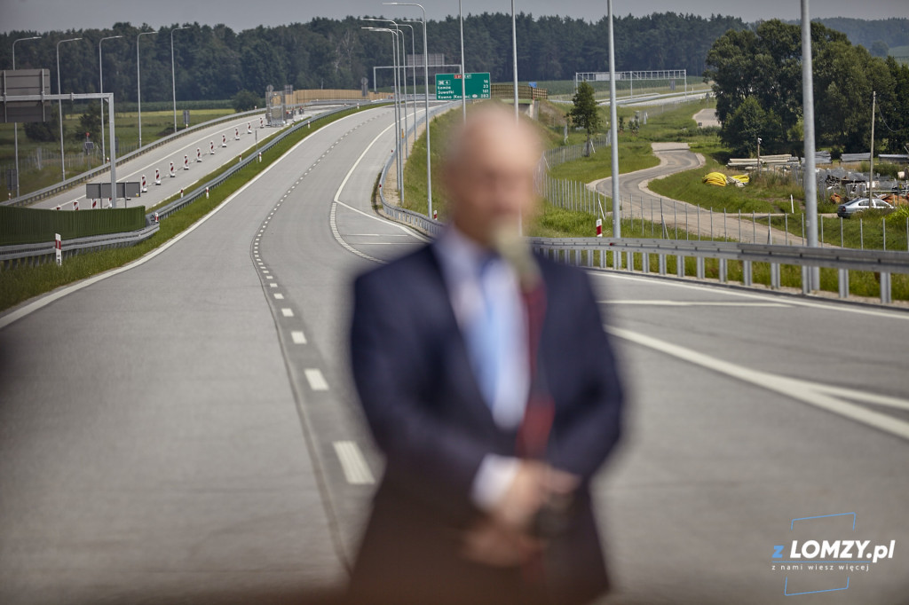 Przejazd nowym odcinkiem Via Baltica Śniadowo - Łomża Południe