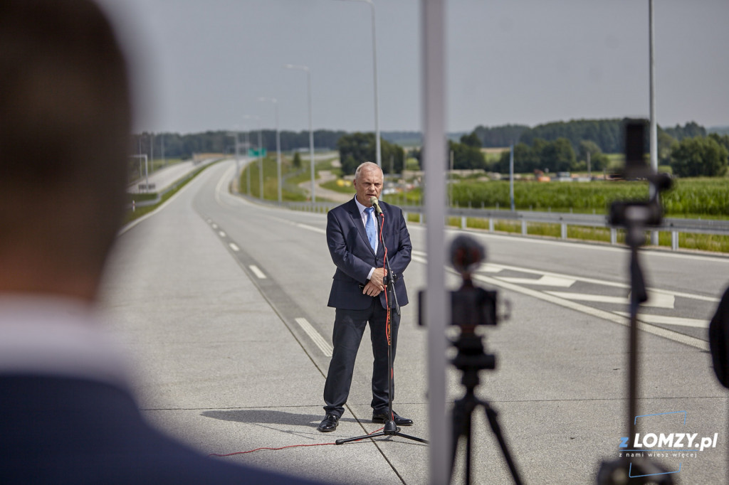 Przejazd nowym odcinkiem Via Baltica Śniadowo - Łomża Południe