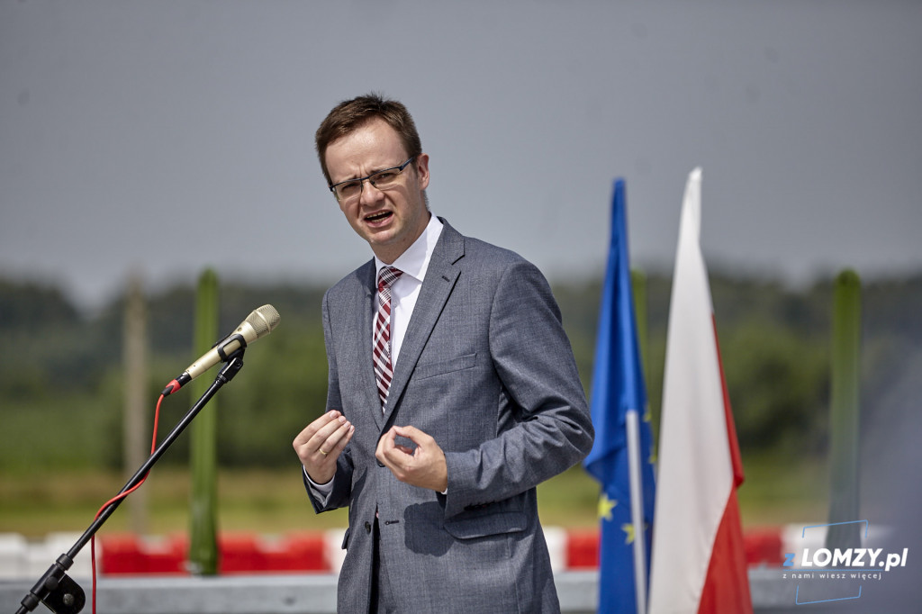 Przejazd nowym odcinkiem Via Baltica Śniadowo - Łomża Południe