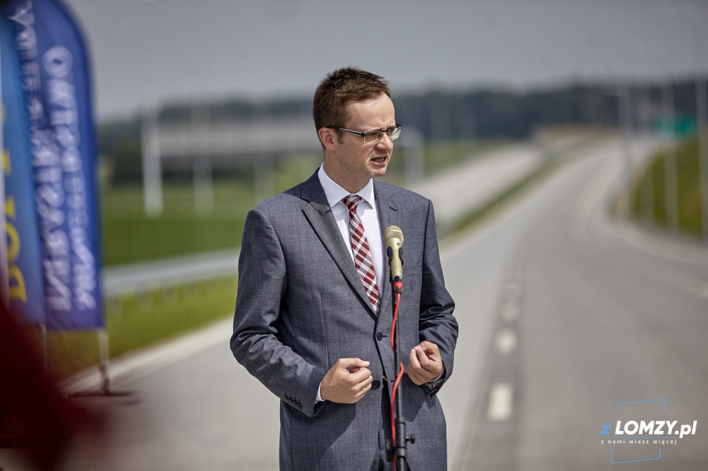 Przejazd nowym odcinkiem Via Baltica Śniadowo - Łomża Południe