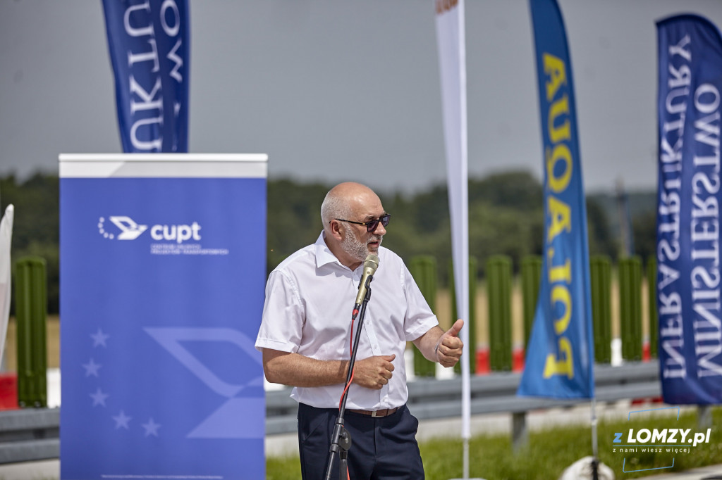 Przejazd nowym odcinkiem Via Baltica Śniadowo - Łomża Południe
