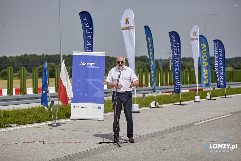 Przejazd nowym odcinkiem Via Baltica Śniadowo - Łomża Południe