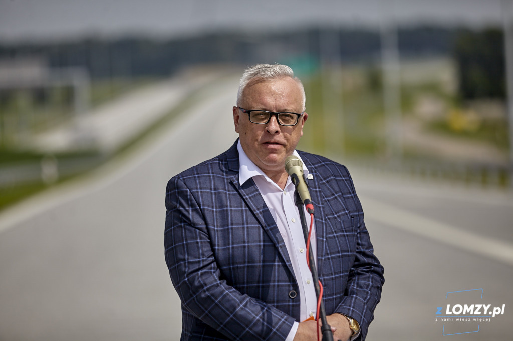 Przejazd nowym odcinkiem Via Baltica Śniadowo - Łomża Południe