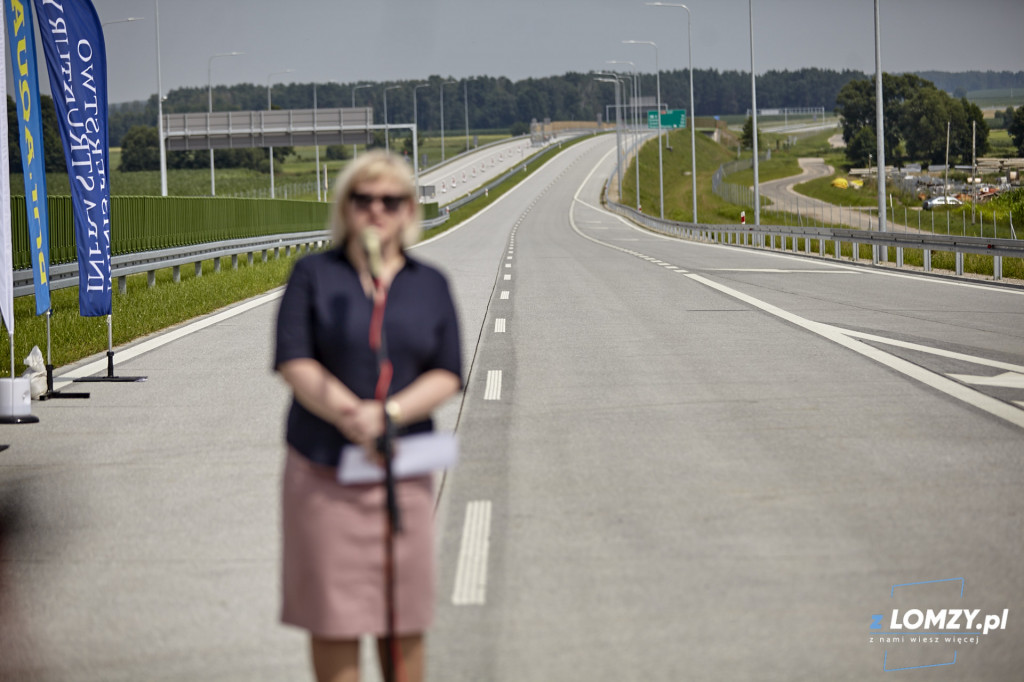 Przejazd nowym odcinkiem Via Baltica Śniadowo - Łomża Południe