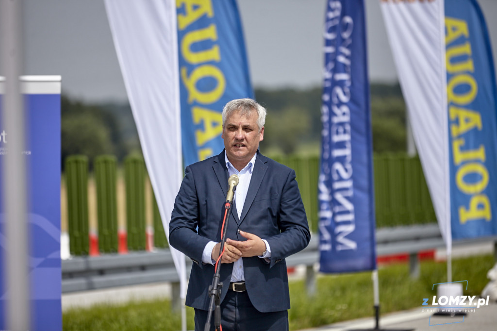 Przejazd nowym odcinkiem Via Baltica Śniadowo - Łomża Południe