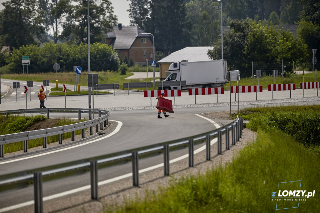 Przejazd nowym odcinkiem Via Baltica Śniadowo - Łomża Południe