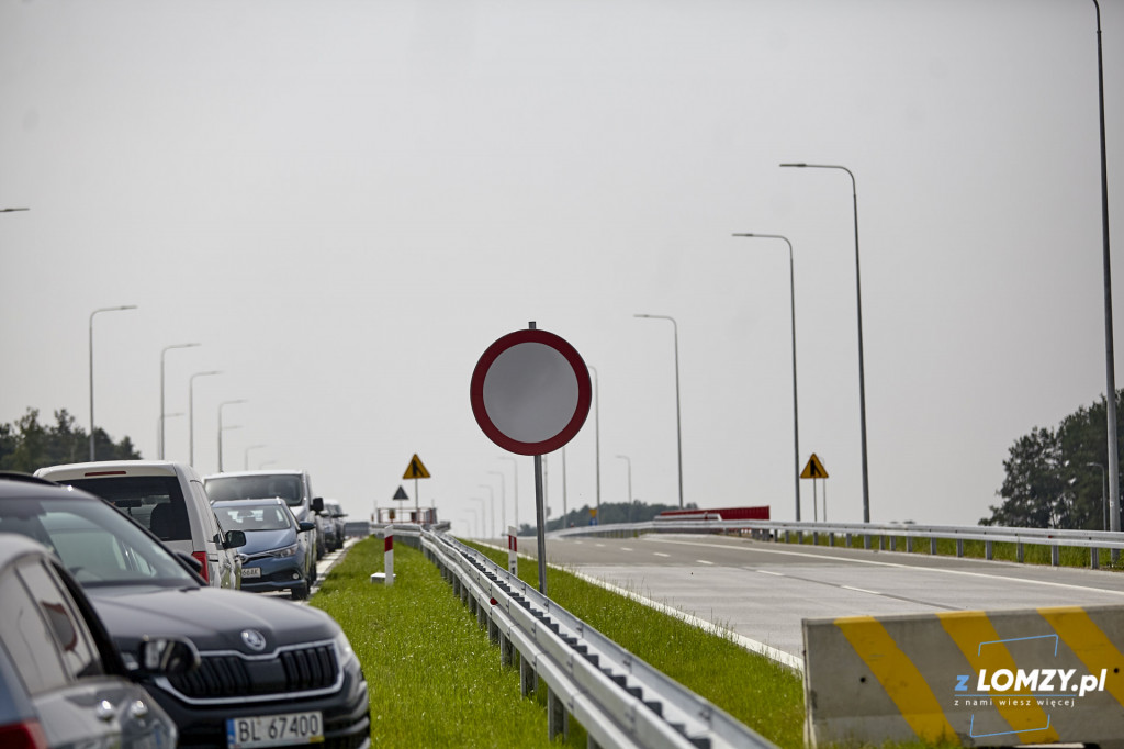 Przejazd nowym odcinkiem Via Baltica Śniadowo - Łomża Południe