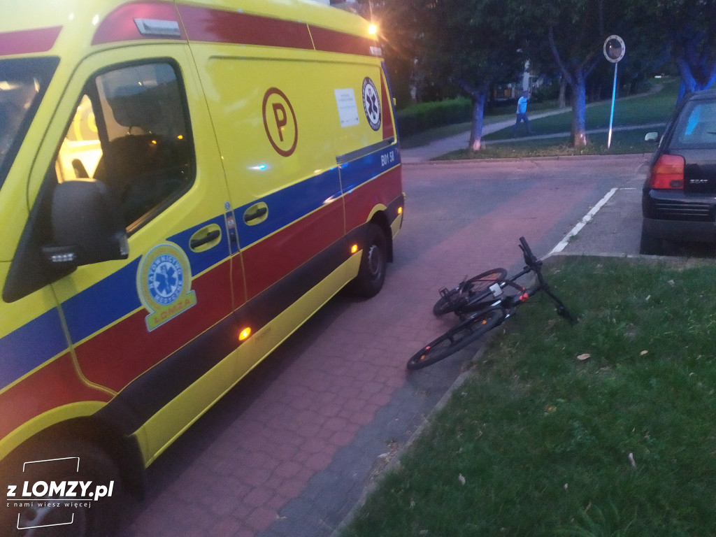 Potrącenie pieszego przez rowerzystę [FOTO]