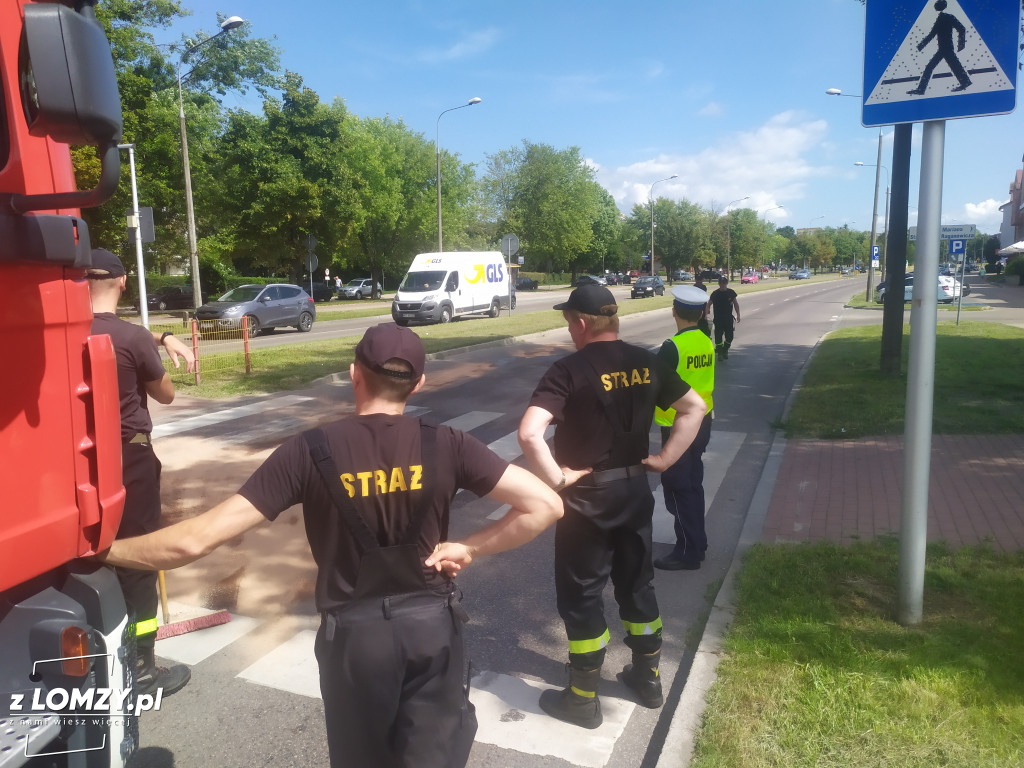Stłuczka na Piłsudskiego. Chwilowe utrudnienia [FOTO]