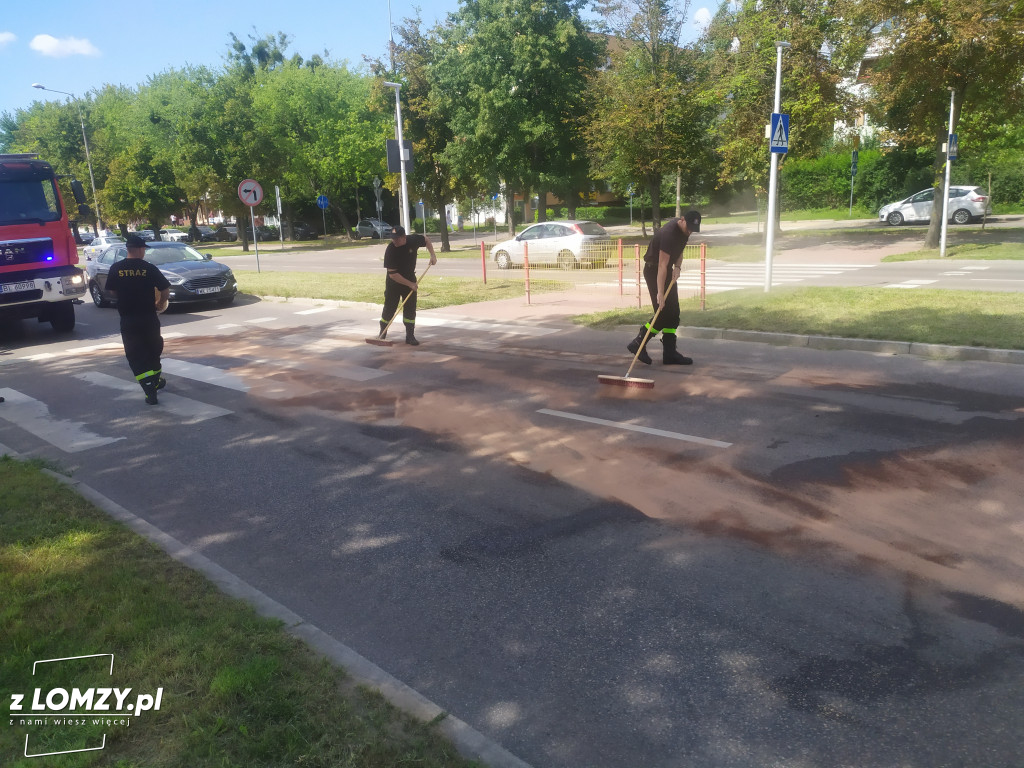 Stłuczka na Piłsudskiego. Chwilowe utrudnienia [FOTO]