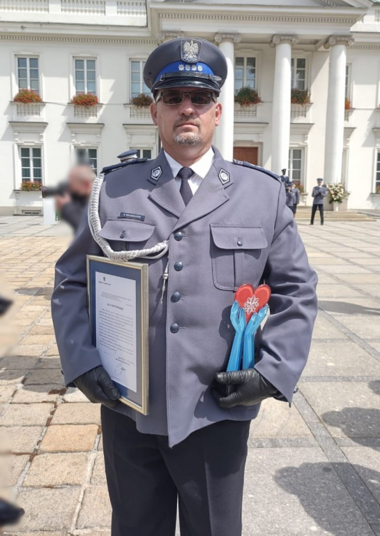Łomżyński funkcjonariusz z nagrodą 
