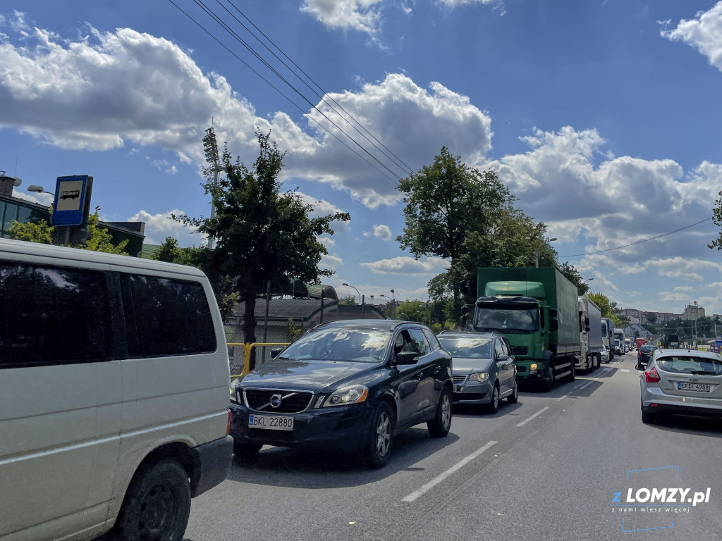 Horror na Zjeździe! Ogromne korki przez ciężarówkę! [FOTO]
