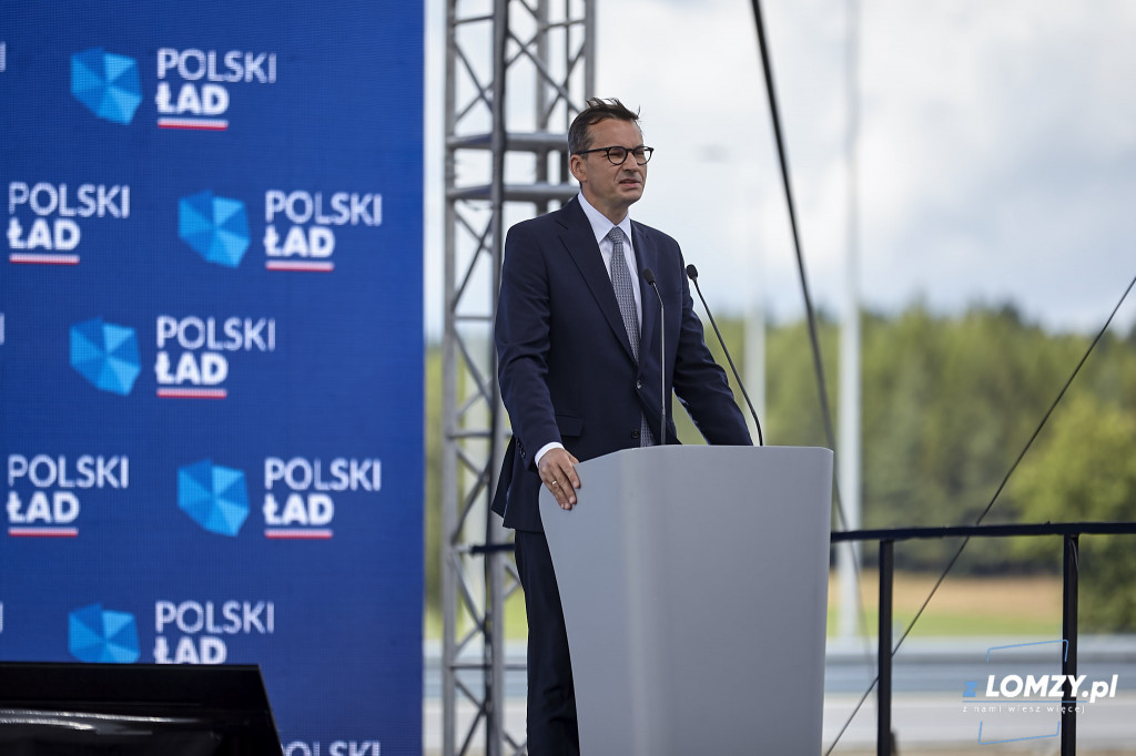 Via Baltica: Odcinek Kolno - Stawiski otworzył Premier Mateusz Morawiecki [VIDEO i FOTO]