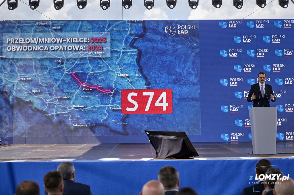 Via Baltica: Odcinek Kolno - Stawiski otworzył Premier Mateusz Morawiecki [VIDEO i FOTO]