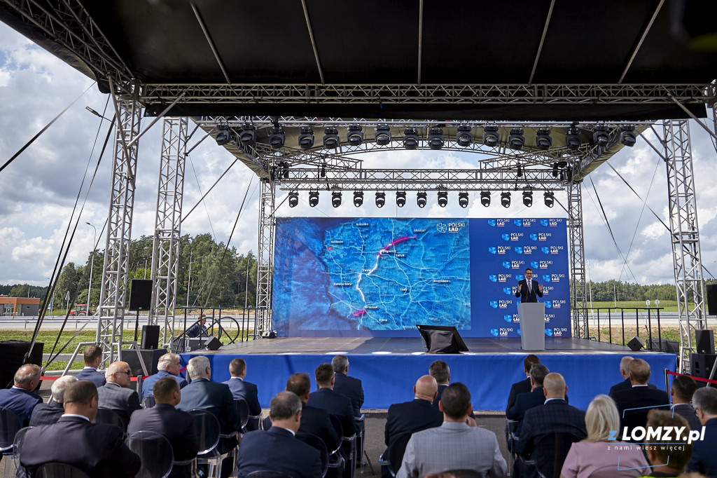 Via Baltica: Odcinek Kolno - Stawiski otworzył Premier Mateusz Morawiecki [VIDEO i FOTO]