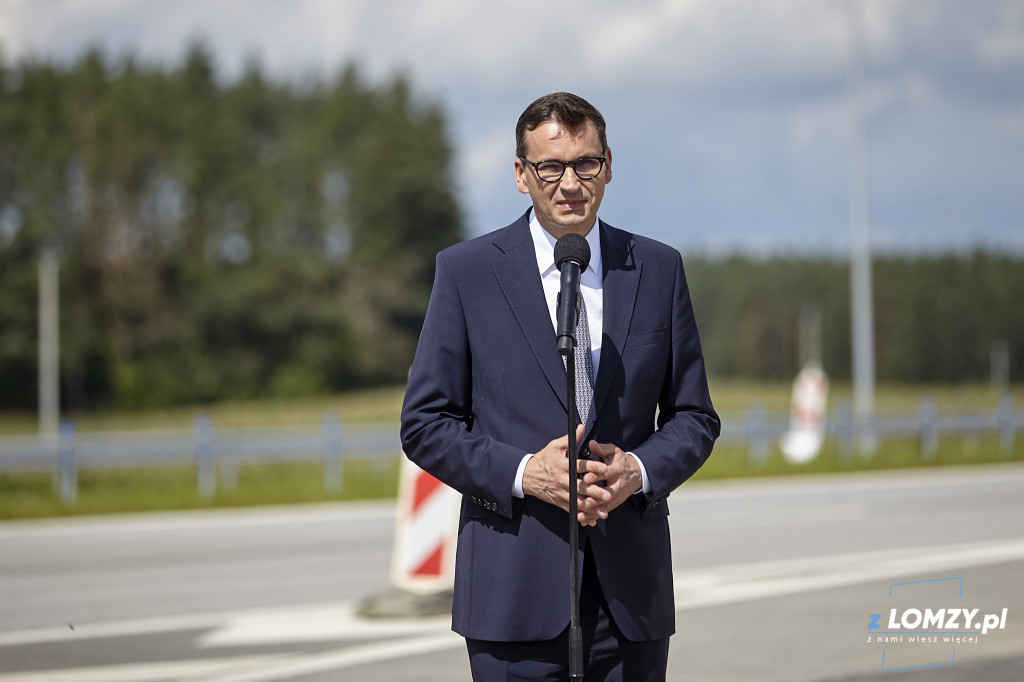 Via Baltica: Odcinek Kolno - Stawiski otworzył Premier Mateusz Morawiecki [VIDEO i FOTO]