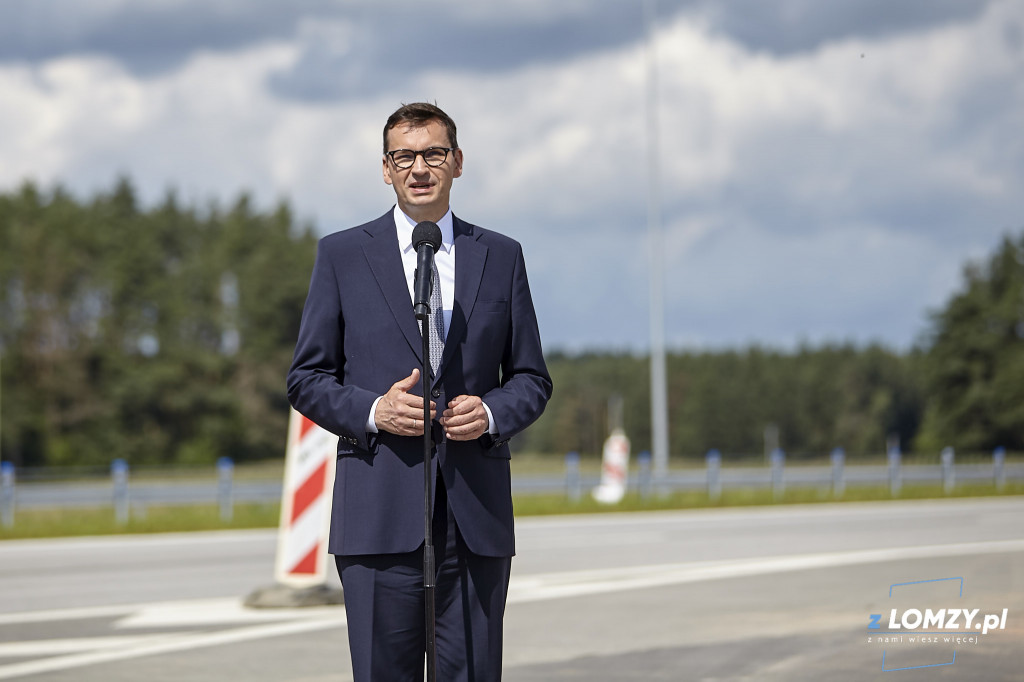 Via Baltica: Odcinek Kolno - Stawiski otworzył Premier Mateusz Morawiecki [VIDEO i FOTO]