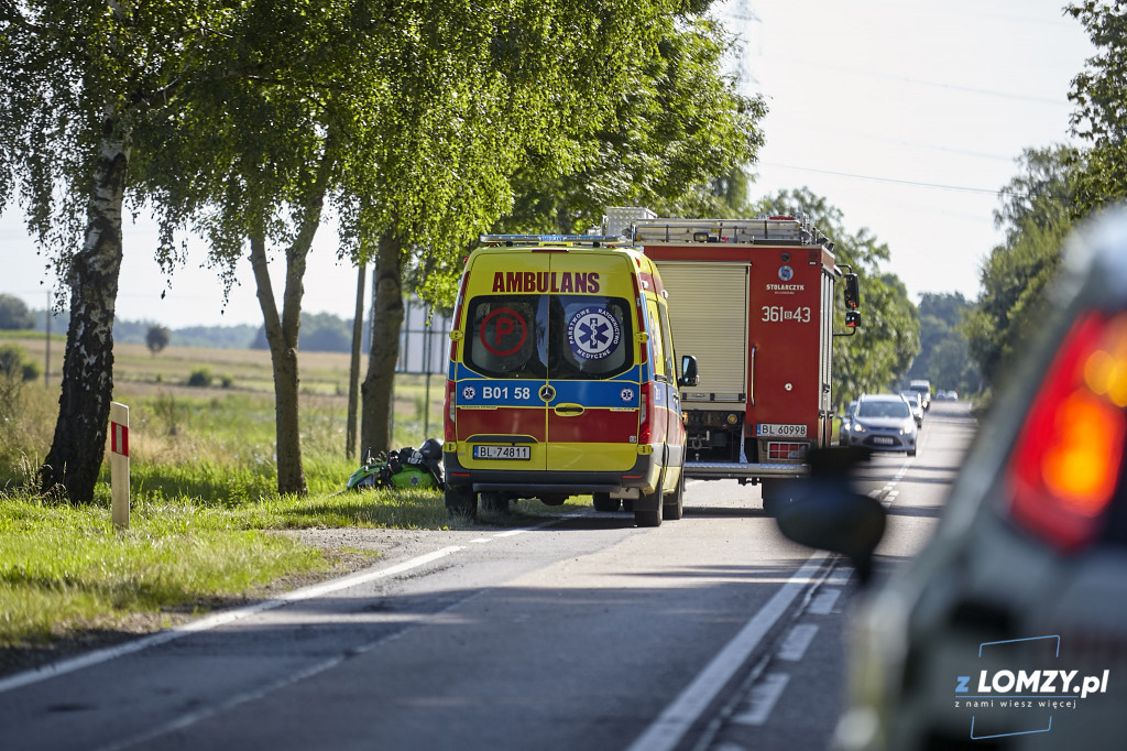 Wypadek z motocyklistą [FOTO]