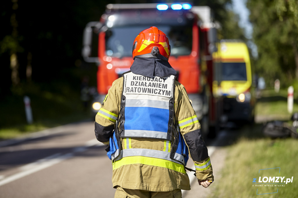 Wypadek z motocyklistą [FOTO]