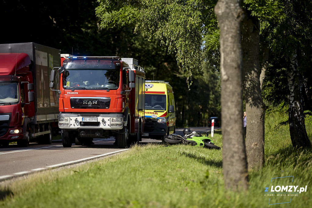 Wypadek z motocyklistą [FOTO]