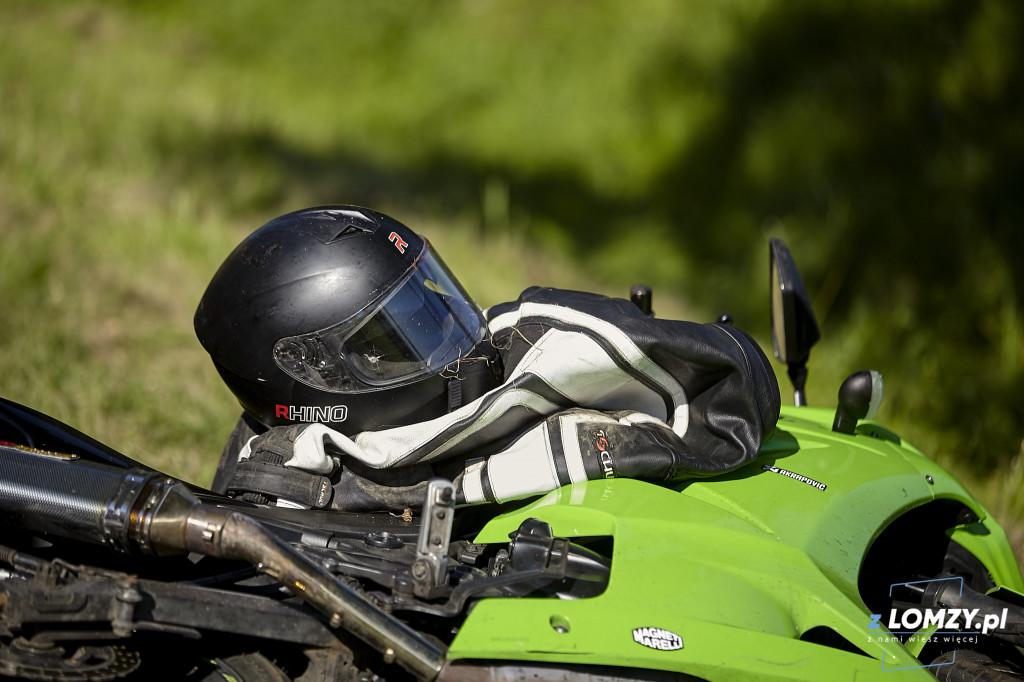 Wypadek z motocyklistą [FOTO]