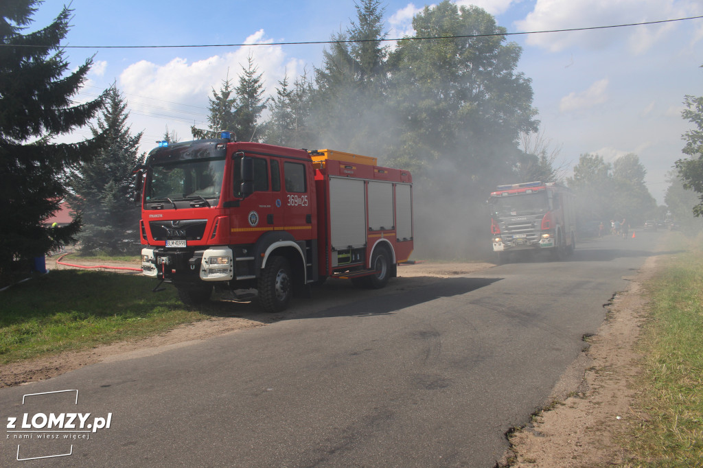 Pożar w Nowogrodzie [FOTO]